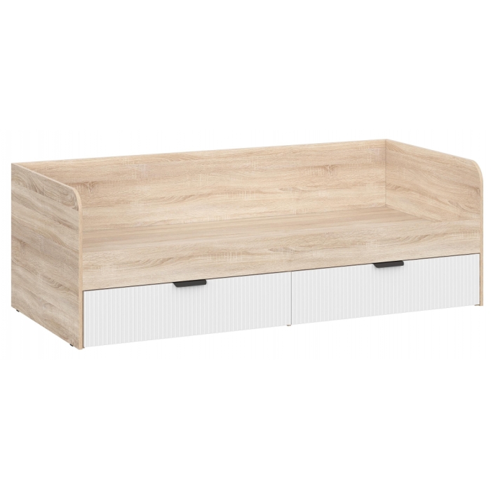 Софа Стокгольм КРД03-90 90х200 дуб сонома / line софт пломбир