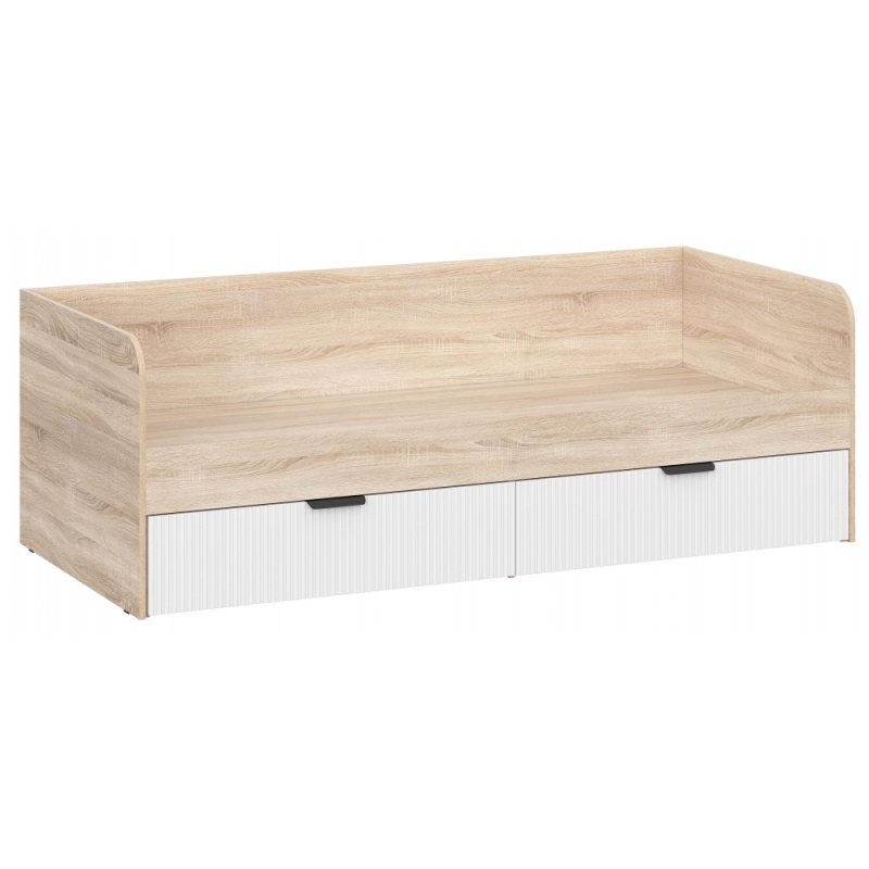 Софа Стокгольм КРД03-90 90х200 дуб сонома / line софт пломбир