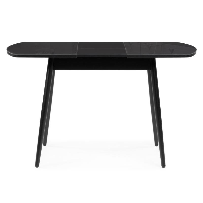 Стеклянный стол Калверт 94(126)х64х75 черный