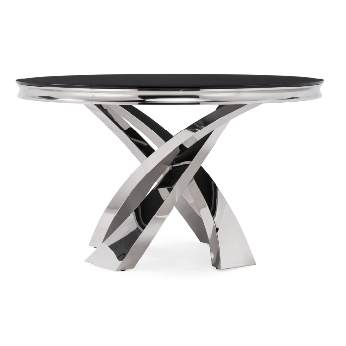 Стеклянный стол Komin 1 130х76 черный