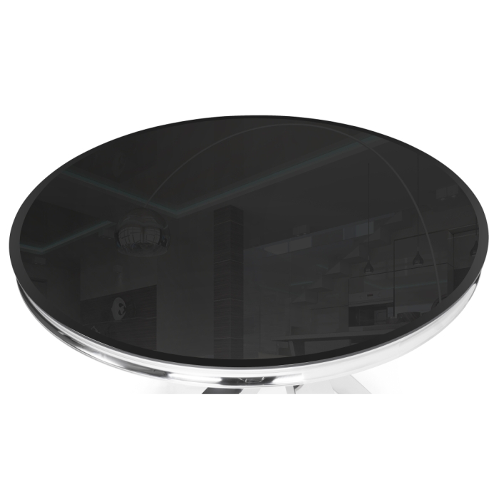 Стеклянный стол Komin 1 130х76 черный