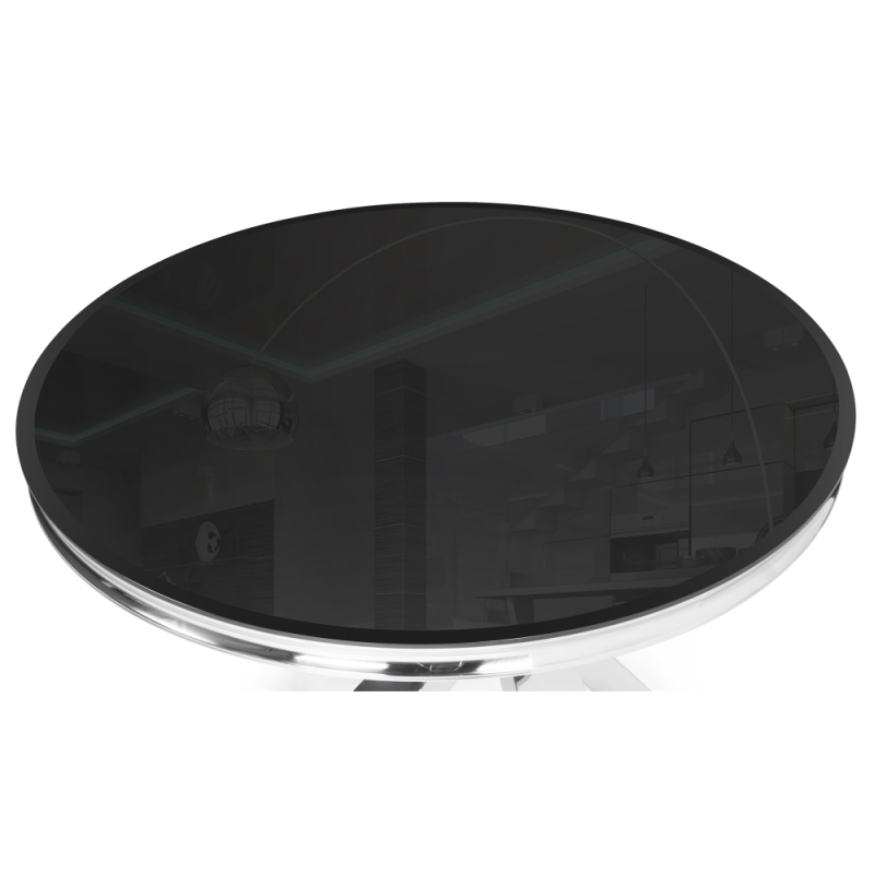 Стеклянный стол Komin 1 130х76 черный