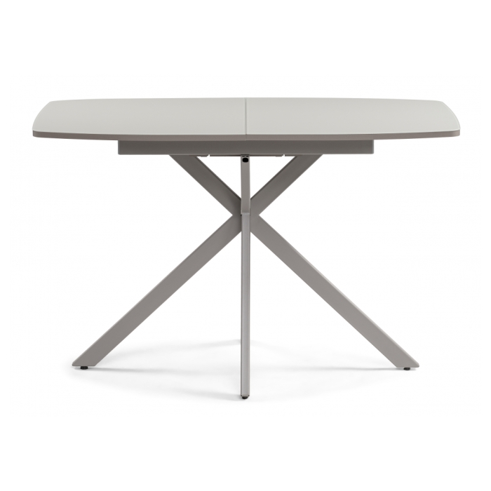 Стеклянный стол Тамаса 120(150)х70х76 матовое стекло латте / капучино