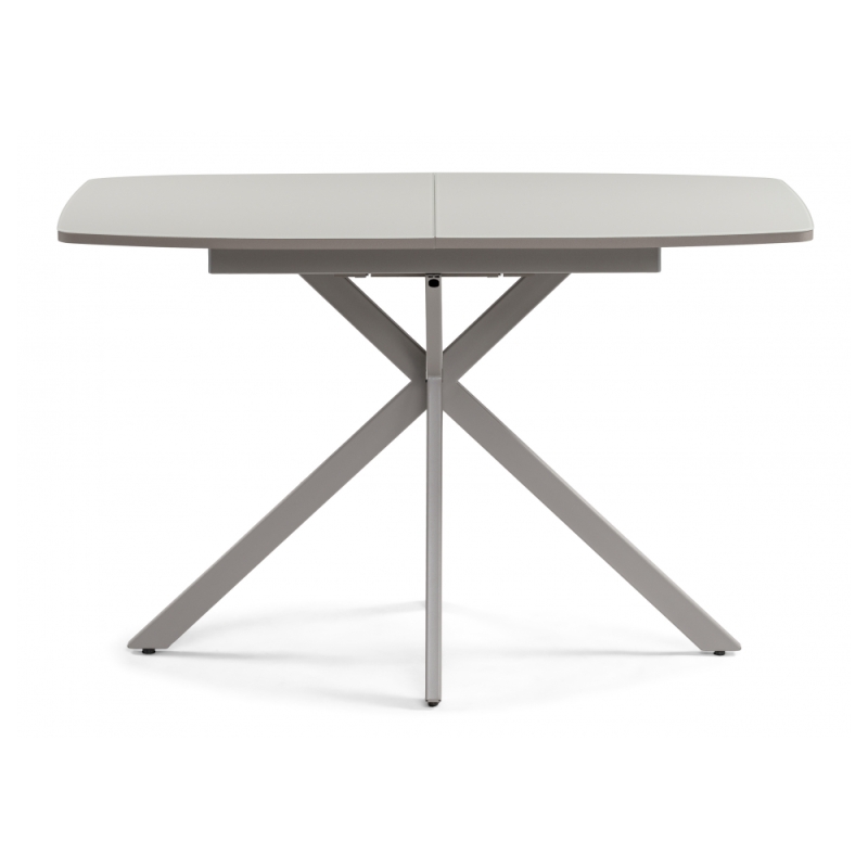 Стеклянный стол Тамаса 120(150)х70х76 матовое стекло латте / капучино