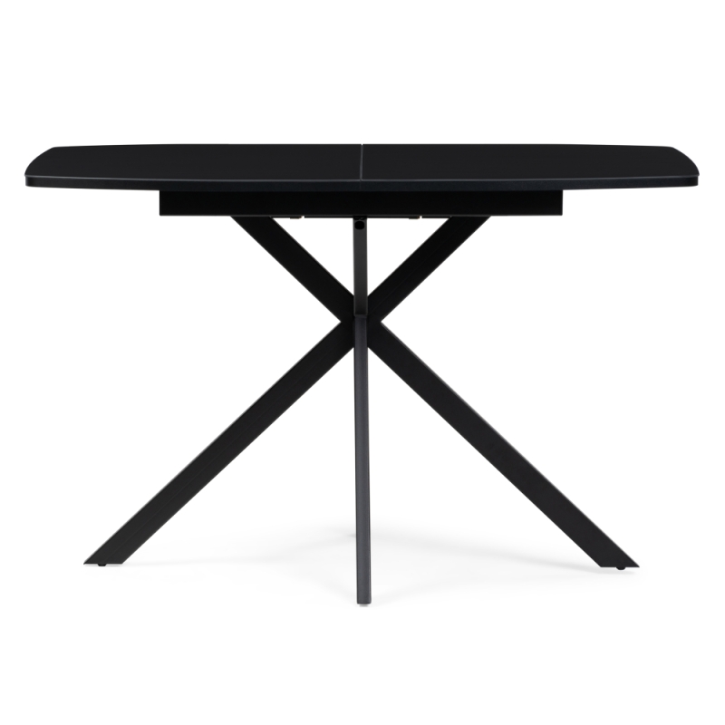 Стеклянный стол Тамаса 120(150)х70х76 черный