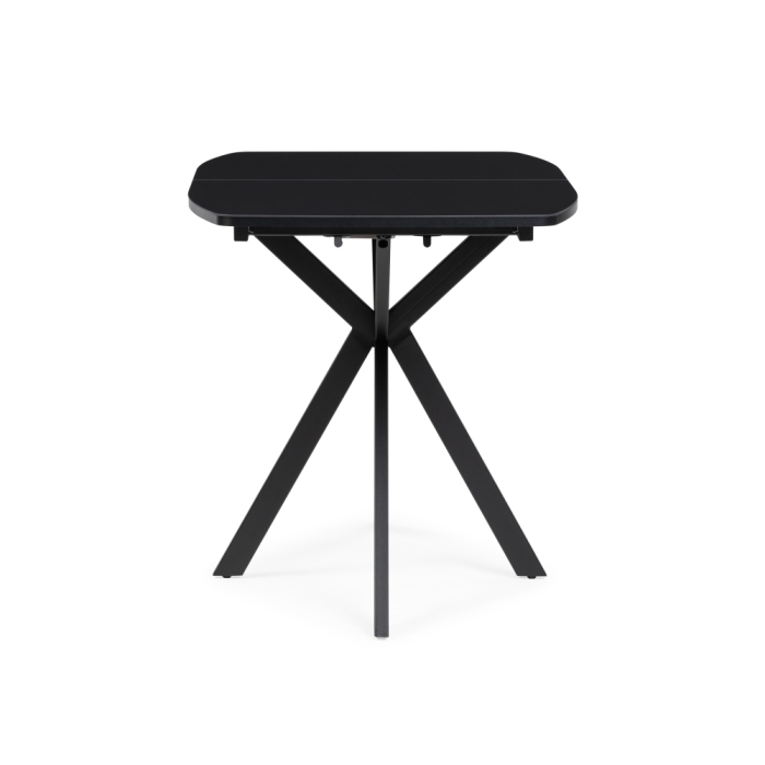 Стеклянный стол Тамаса 120(150)х70х76 черный