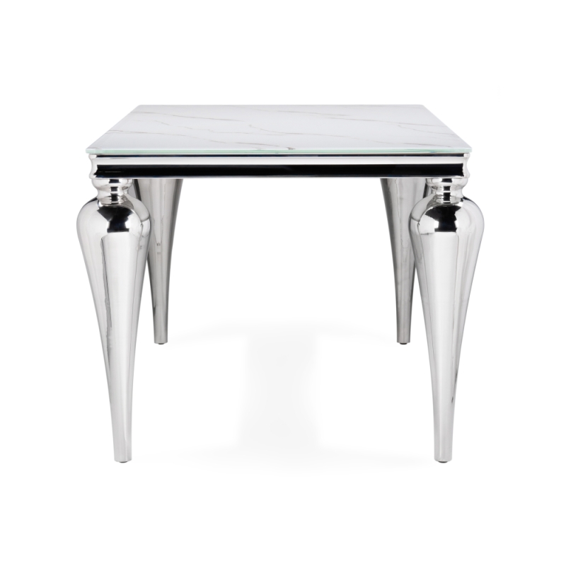 Стеклянный стол Vase 180х90х76 белый