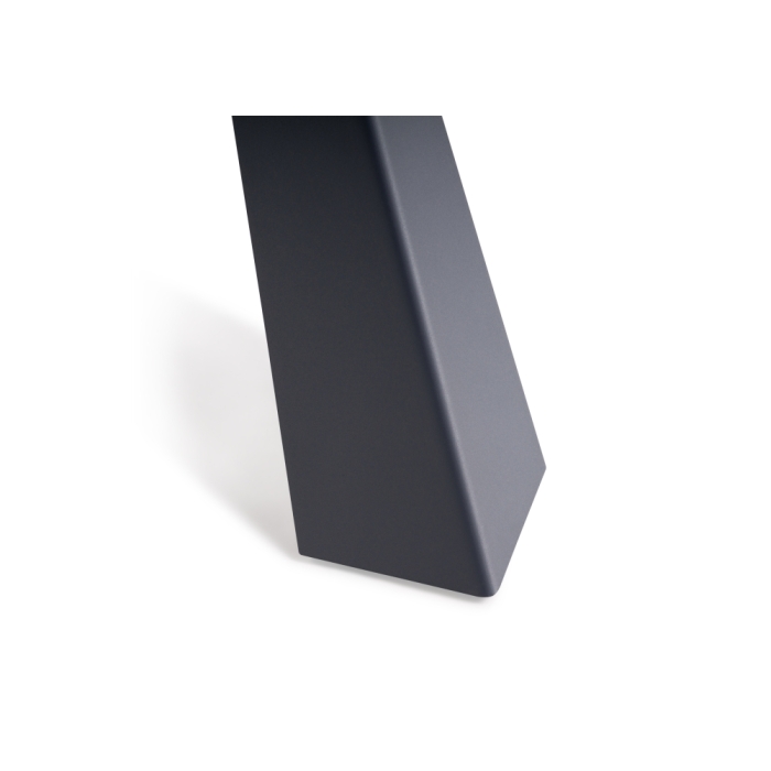 Стеклянный стол Вернер 115х75 серо-коричневый агат / графит