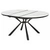 Стеклянный стол Voland bianco TL-45 испанская керамика / black / белый мрамор