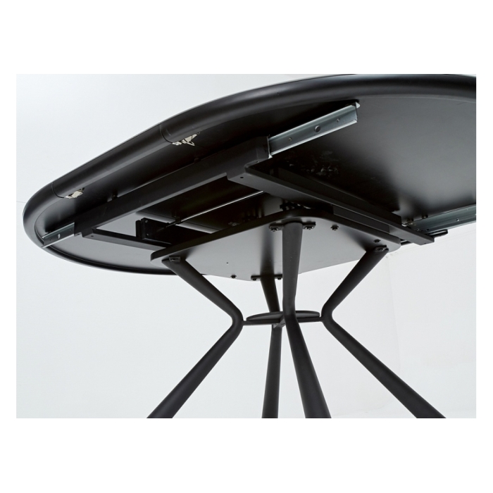 Стеклянный стол Voland bianco TL-45 испанская керамика / black / белый мрамор