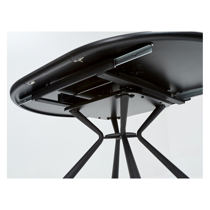 Стеклянный стол Voland bianco TL-45 испанская керамика / black / белый мрамор