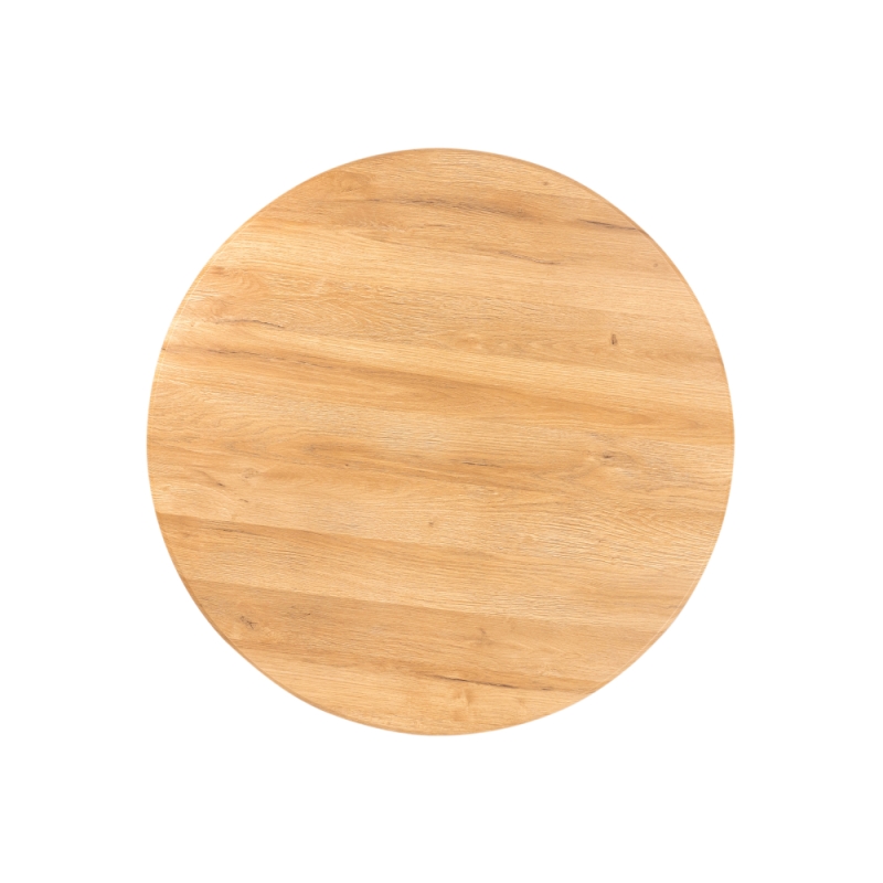 Деревянный стол Абилин 90х76 дуб вотан / белый матовый