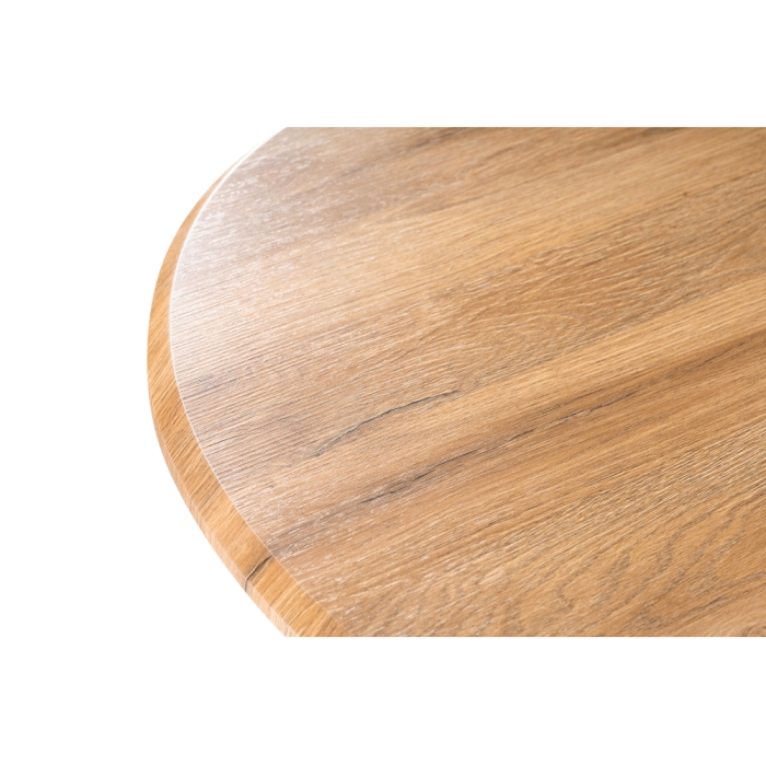 Деревянный стол Абилин 90х76 дуб вотан / белый матовый