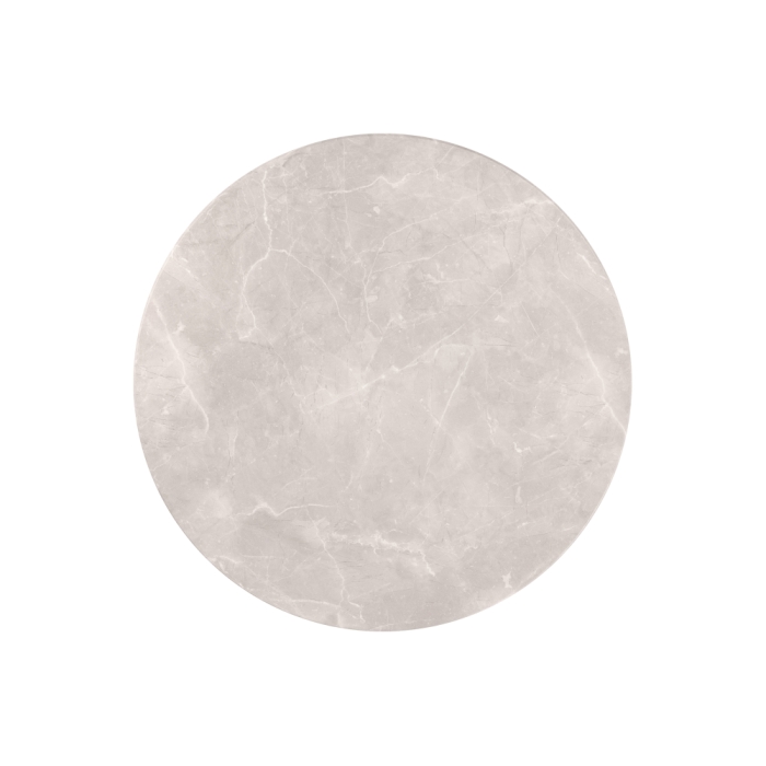 Деревянный стол Абилин 90х76 мрамор светло-серый / белый матовый