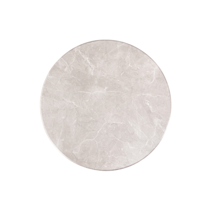 Деревянный стол Абилин 90х76 мрамор светло-серый / черный матовый