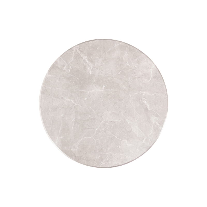 Деревянный стол Абилин 90х76 мрамор светло-серый / черный матовый