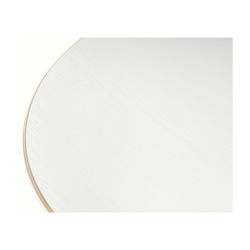 Стол Авилла 150(200)х110х77 молочный / золото