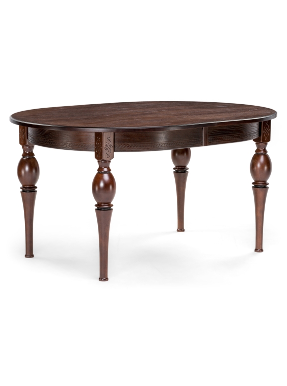 Стол Авилла 150(200)х110х77 орех темный / орех