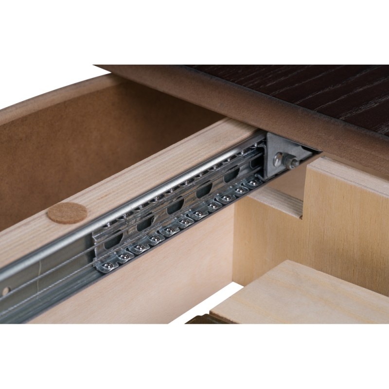 Стол Авилла 150(200)х110х77 орех темный / орех