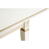 Стол Балмет 200(259)х100х77 молочный / золото