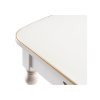 Стол Бевье 150(200)х90х77 молочный / золото