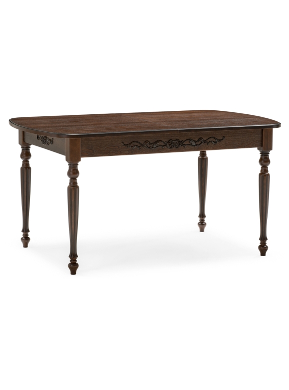 Стол Бевье 150(200)х90х77 орех темный / орех