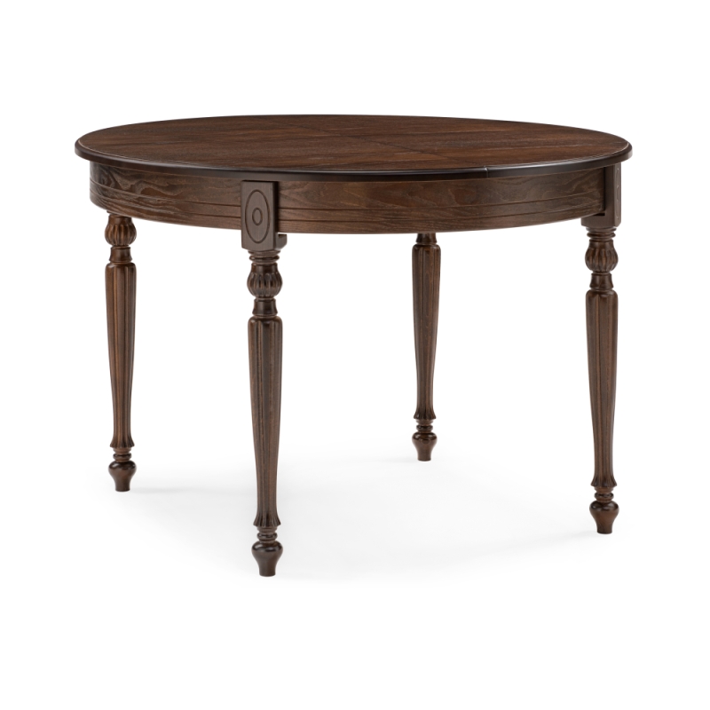 Стол Брейзер 110(140)х110х77 орех темный