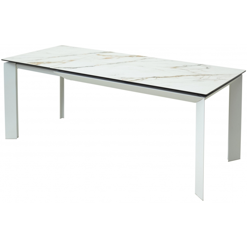 Стол Cremona 180 KL-188 контрастный мрамор матовый / белый