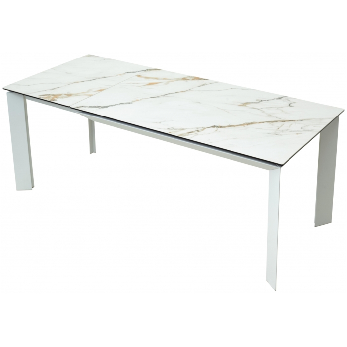 Стол Cremona 180 KL-188 контрастный мрамор матовый / белый