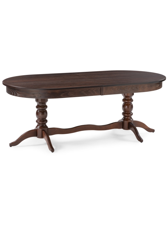 Стол Дейвер 200(260)х100х76 орех темный