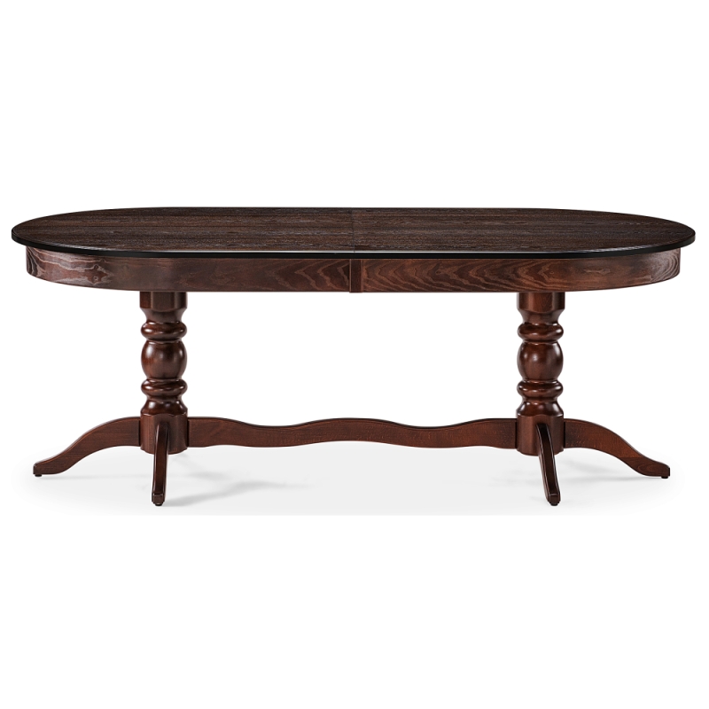 Стол Дейвер 200(260)х100х76 орех темный