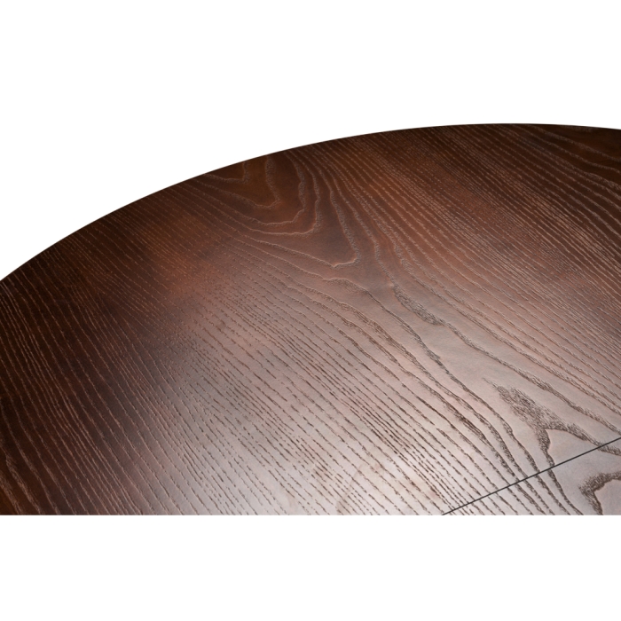 Стол Дорсет 120(170)х120х76 орех темный