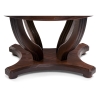Стол Дорсет 120(170)х120х76 орех темный
