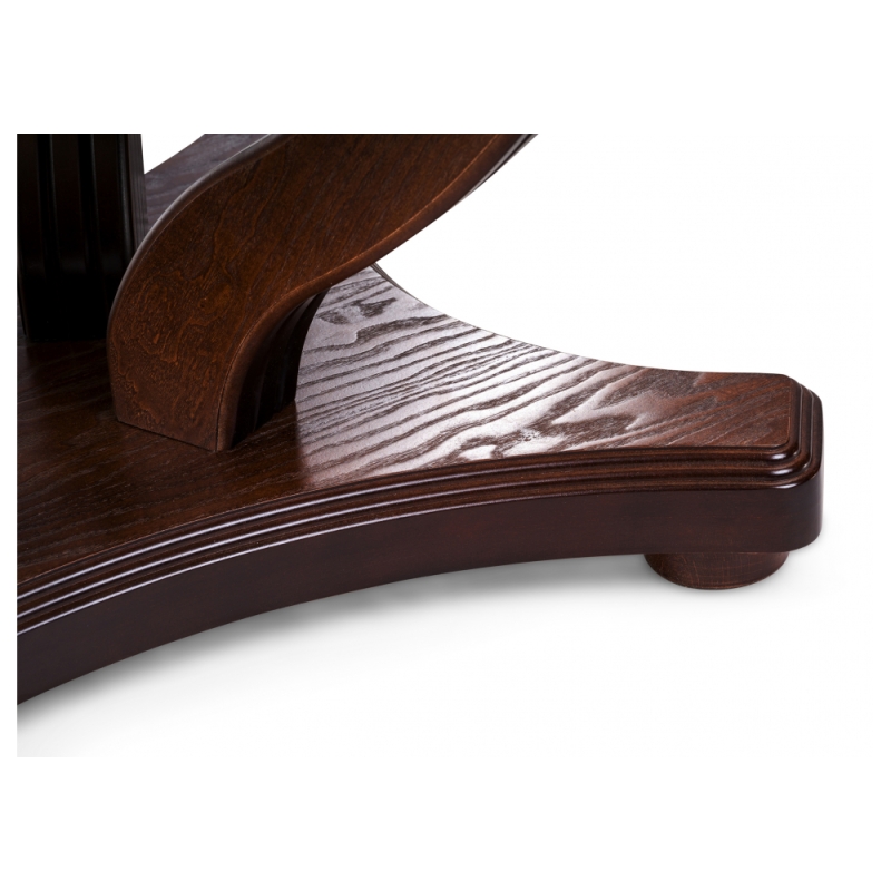 Стол Дорсет 120(170)х120х76 орех темный