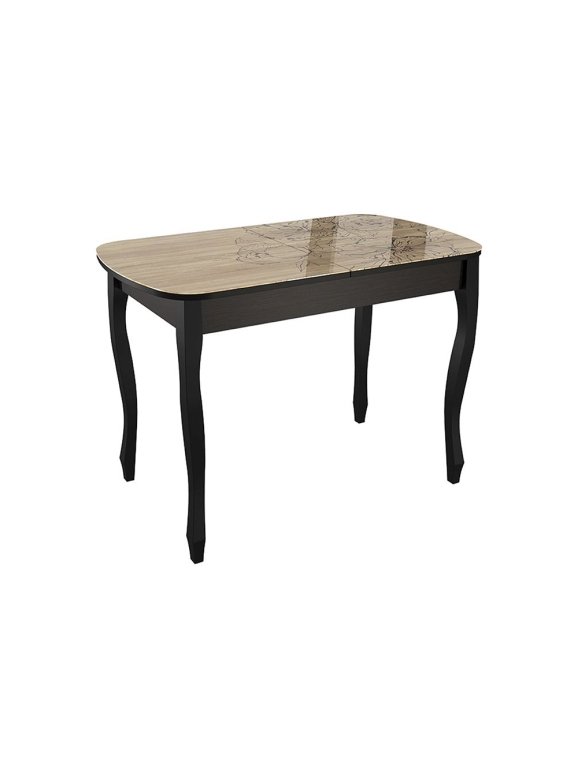 Стол Экстра 2 100(130)х60х75 венге / капучино раздвижной