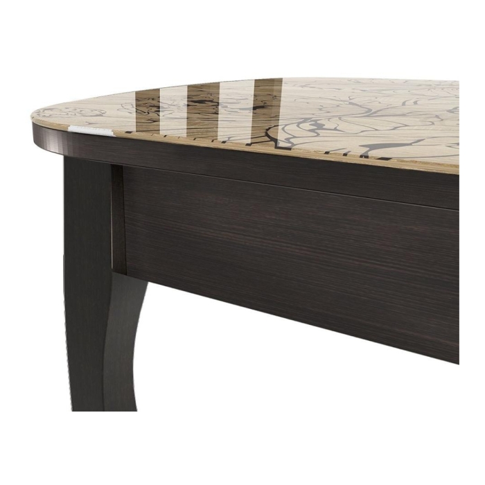 Стол Экстра 2 100(130)х60х75 венге / капучино раздвижной