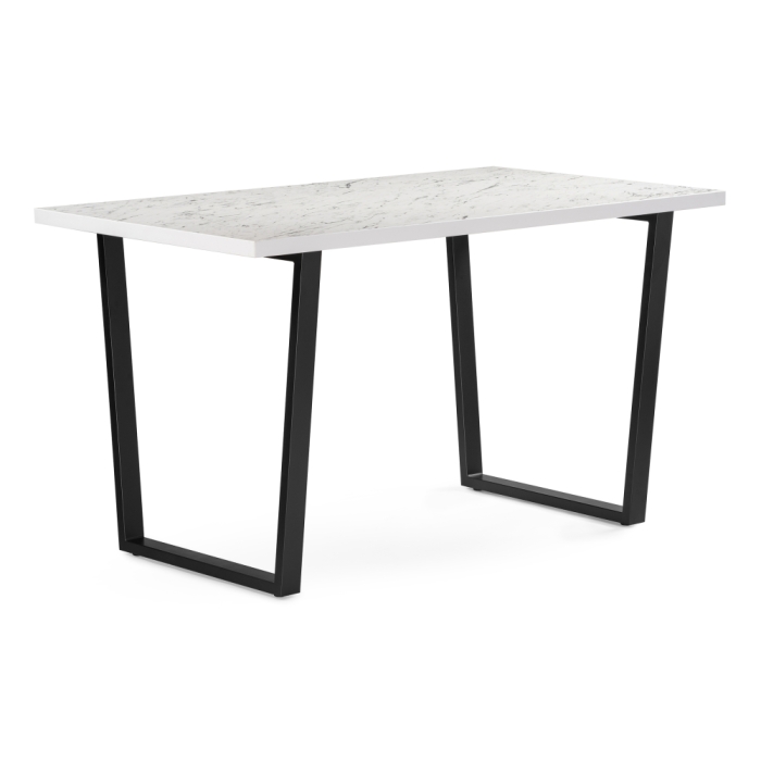 Стол Эльпатия 130х75х74 оникс / черный матовый