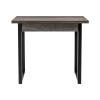 Стол Форли 90(150)х67х77 дуб рошелье / черный матовый