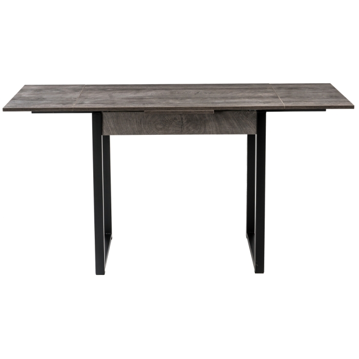 Стол Форли 90(150)х67х77 дуб рошелье / черный матовый