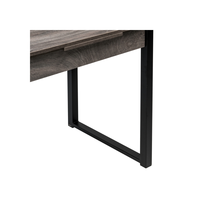 Стол Форли 90(150)х67х77 дуб рошелье / черный матовый