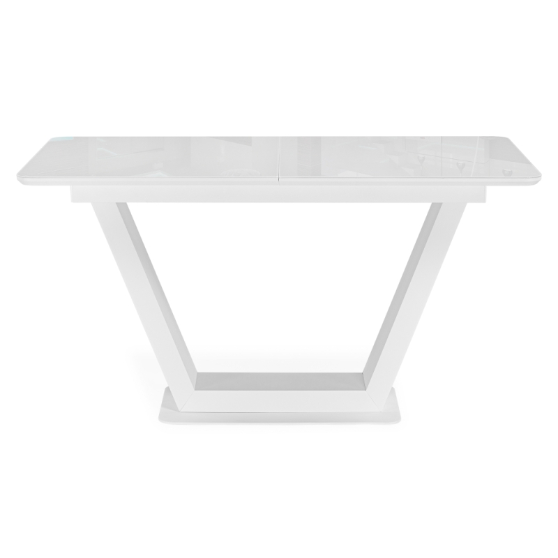 Стол Иматра 140(180)х80х75 белый / белая шагрень