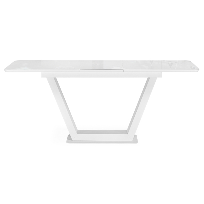 Стол Иматра 140(180)х80х75 белый / белая шагрень