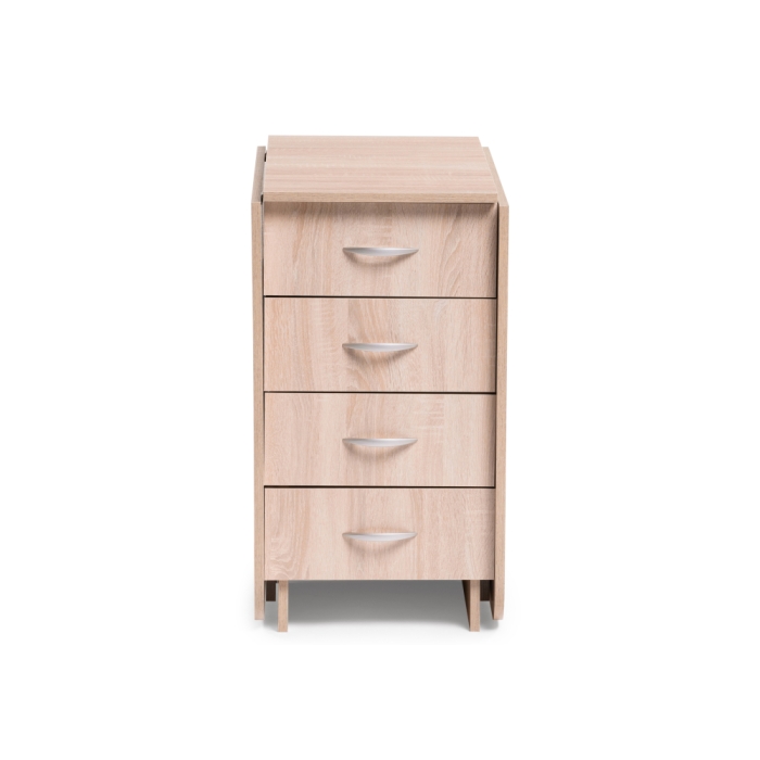 Стол-книжка Глория 606 М 182,2х78х75 с ящиками дуб сонома