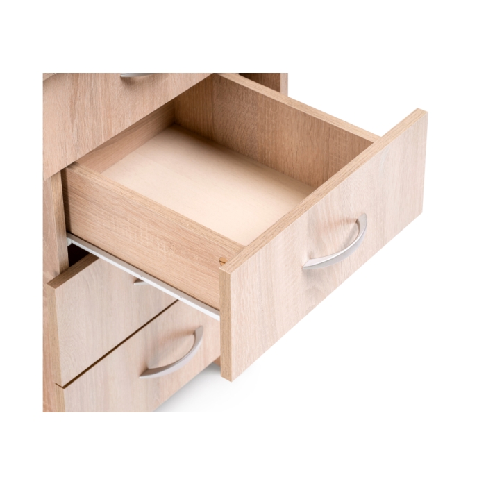 Стол-книжка Глория 606 М 182,2х78х75 с ящиками дуб сонома