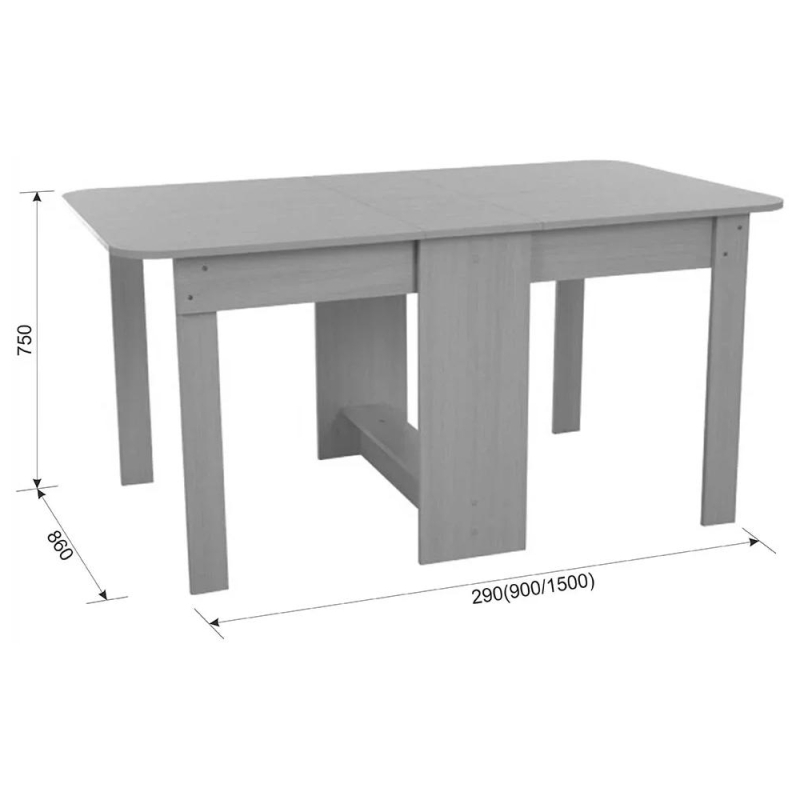 Стол деревянный ПВХ