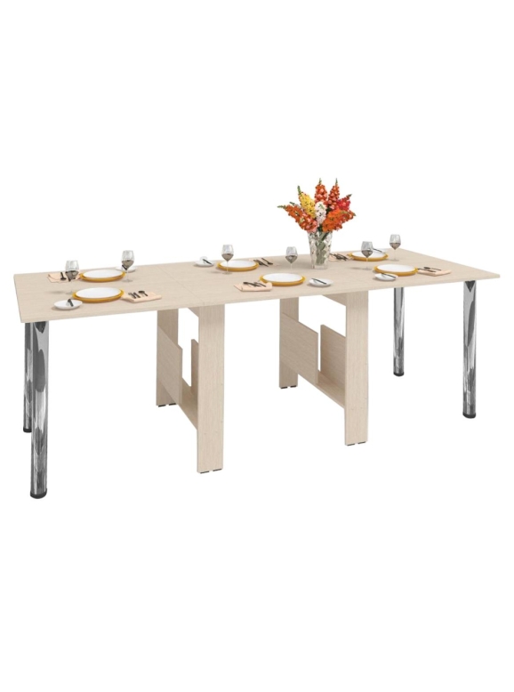 Стол-книжка СтК22 223,4х86,4х74 дуб молочный