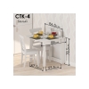 Стол-книжка СтК4 161,5х86,5х78,5 белый