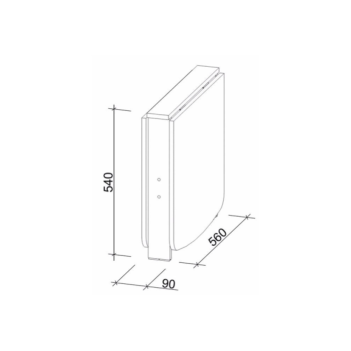 Стол-книжка СтК6 110х56х54 венге высота 54 см