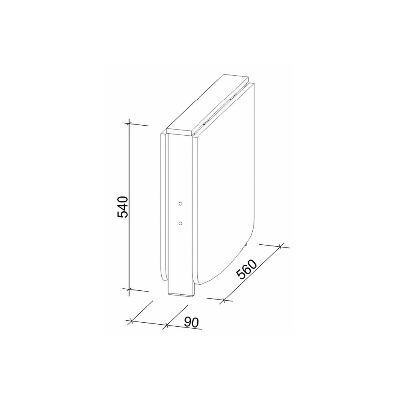 Стол-книжка СтК6 110х56х54 венге высота 54 см