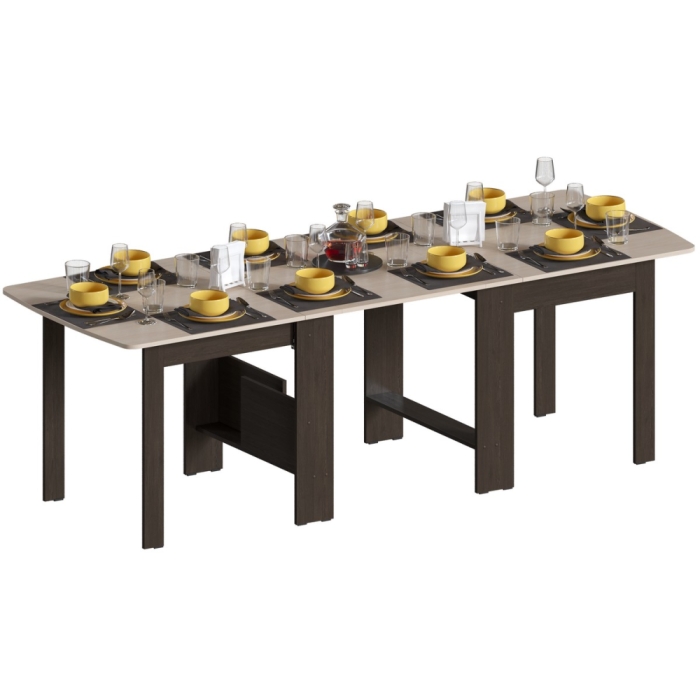 Стол-книжка СтК7 венге / дуб молочный